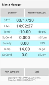 Manta Manager Table