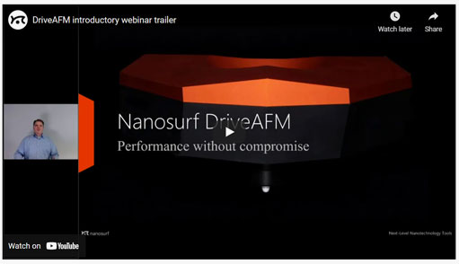 DriveAFM introductory webinar trailer