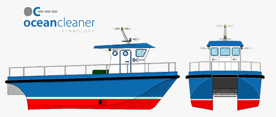 Embarcacin de recogida de vertidos OCTech