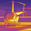 Cmaras trmicas FLIR helicptero TERMOGRAFIA THERMAL ASSINATURAS