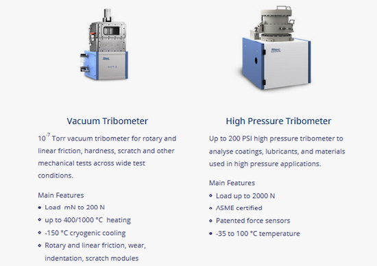 Tribometros especiales