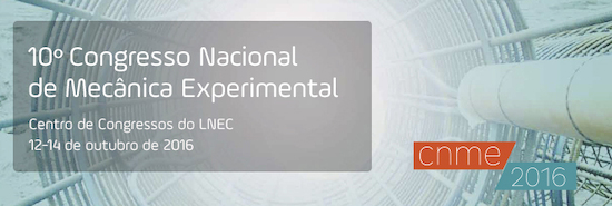 CNME 10 Congresso Nacional de Mecnica Experimental