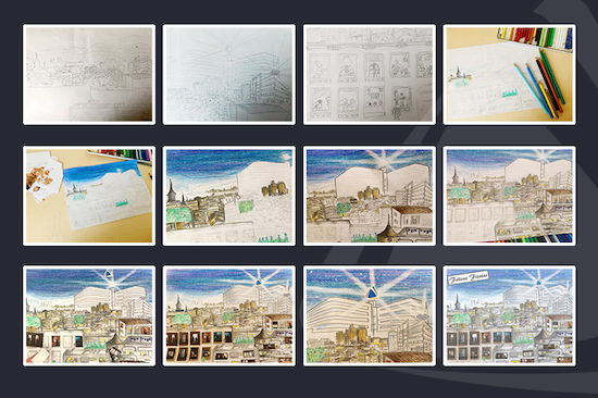 Proceso tarjeta Navidad 2020 Proceso tarjeta Navidad 2020